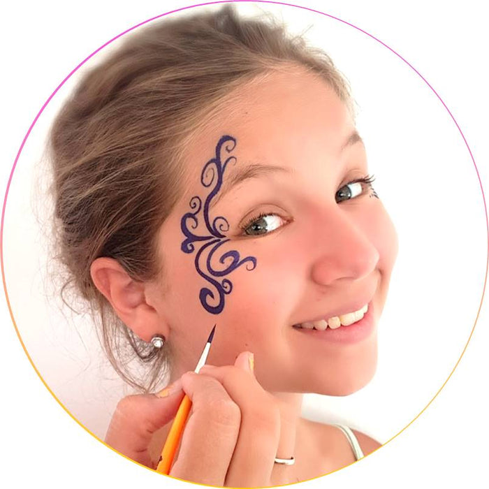 Cómo Pintar Caritas - Paso 6: Cómo Pintar Espirales