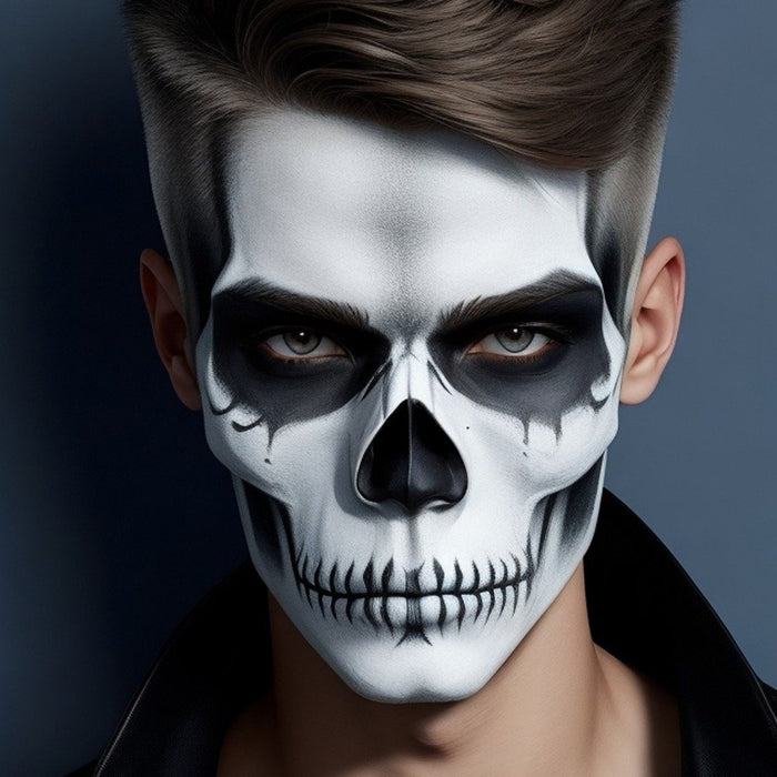 Grim Reaper Face Paint: Unmask Your Inner Reaper and Haunt Halloween with Style!