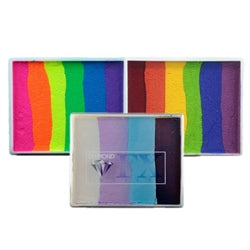 Diamond FX Face Paints & SFX - Large Rainbow Cakes | 50gr