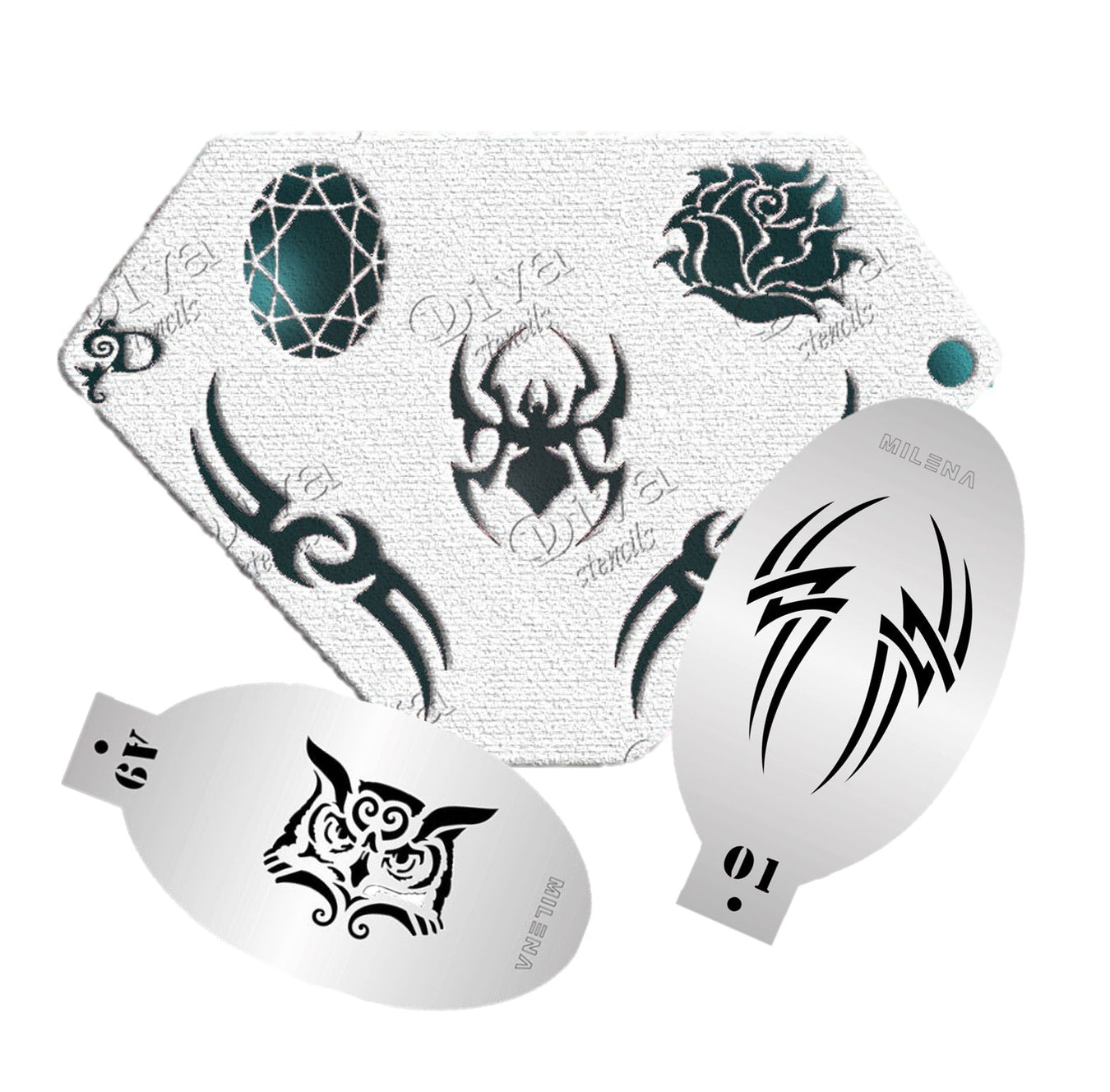 Tribal - Face Painting Stencils