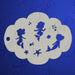 Topaz Stencils | Face Painting Stencil - Mermaid Toddlers -  (01777)