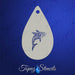 Topaz Stencils | Face Painting Stencil - Tribal Shark (01123)