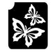 Art Factory | Glitter Tattoo Stencil - (184)  Monarch Butterflies #76