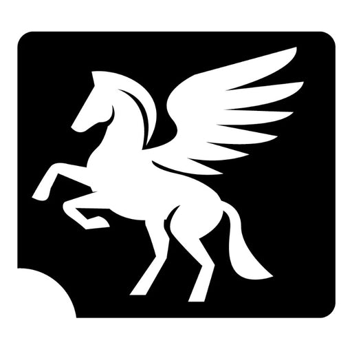 Art Factory | Glitter Tattoo Stencil - (210) Pegasus    #95
