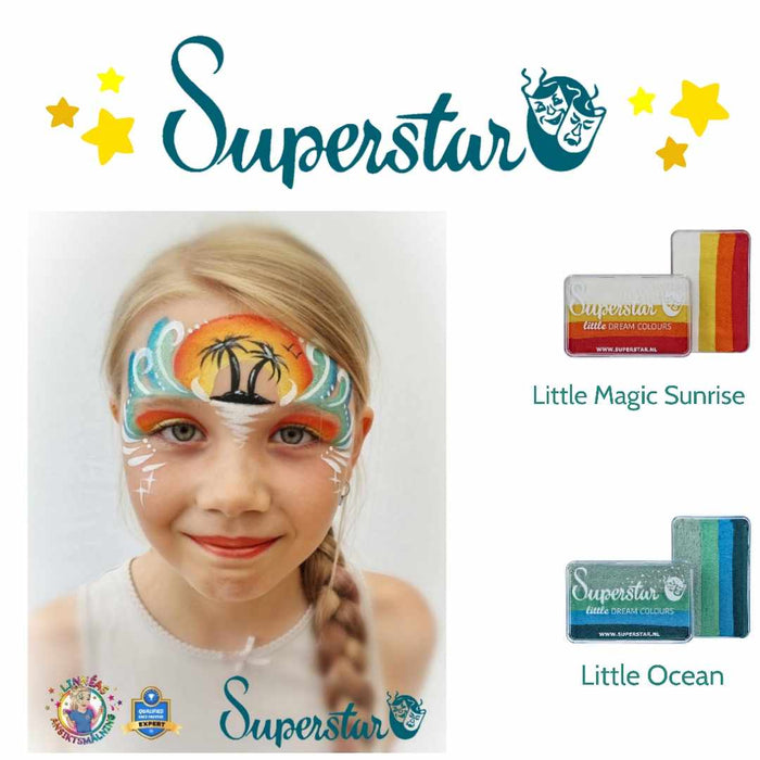 Superstar Face Paint | Little Dream Colours Rainbow Cake - Little OCEAN - 30gr