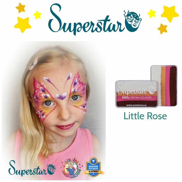 Superstar Face Paint | Little Dream Colours Rainbow Cake - Little ROSE - 30gr