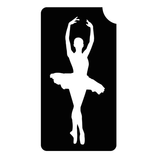 Art Factory | Glitter Tattoo Stencil - 436 Ballerina #94