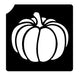 Art Factory | Glitter Tattoo Stencil - 851 Pumpkin #188