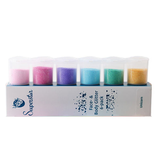 Superstar | Loose FINE Glitter Set 98981  -  FINE UNICORN Six Pack (90ml)