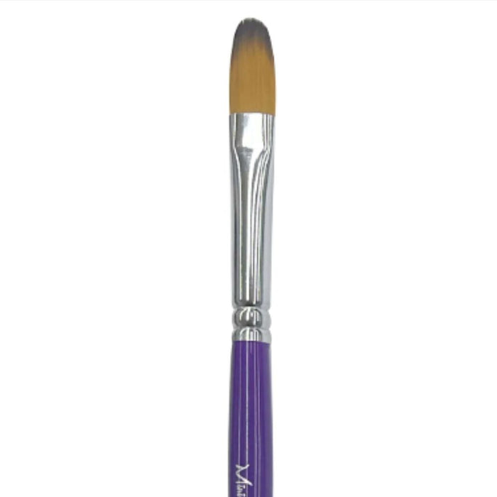 Art Factory Studio Face Painting Brush -  NEW Long Bristled  Mini Filbert  1/3"