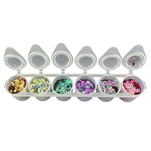 Superstar | Loose Chunky Glitter Mix Set 98962 - CRAZY Six Pack (130ml)