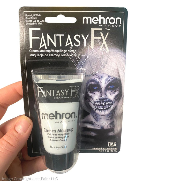 Mehron | Fantasy FX Cream Makeup - Matte Moon Light White 1oz / 30ml