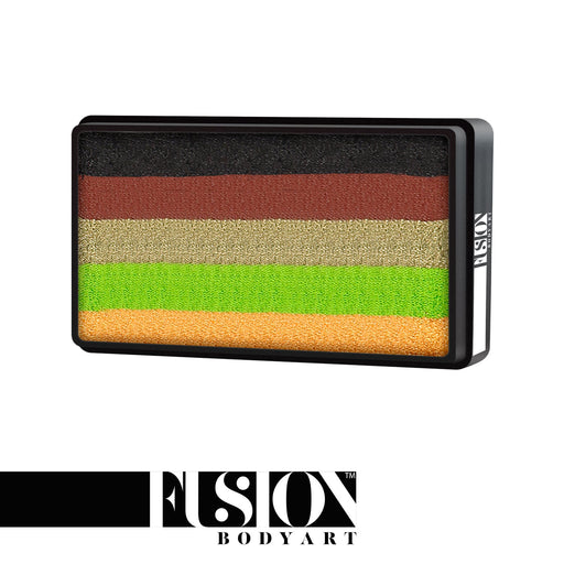 Fusion Body Art Face Paint - Split Cake | NEW Natalee Davies Gold Range - Fern 30gr (Non Neon)