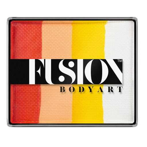 Fusion Body Art Face Paint - Rainbow Cake | NEW Glowing Tiger (no neons) 50gr by Jest Paint
