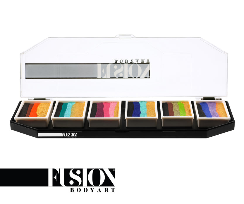 Fusion Body Art - Face Painting Palette | NEW Natalee Davies Gold Range Collection (Non Neon)