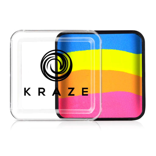 Kraze FX Special Effects Paints | Domed Rainbow Cake - Neon Wish 25gr (SFX - Non Cosmetic)