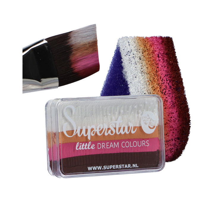 Superstar Face Paint | Little Dream Colours Rainbow Cake - Little ROSE - 30gr
