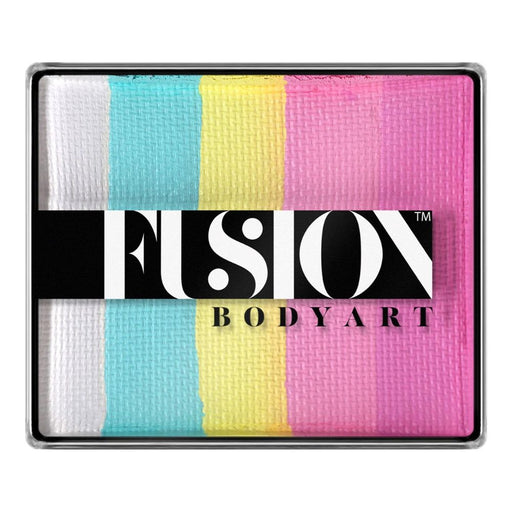 Fusion Body Art Face Paint - Rainbow Cake | Lodie Up - Cotton Candy Rainbow Cake 40gr