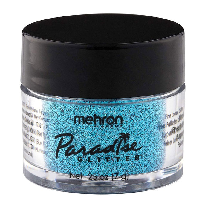 Face Paint Glitter Jar - Paradise  By Mehron - Opaque Deacon Blue - 7gr