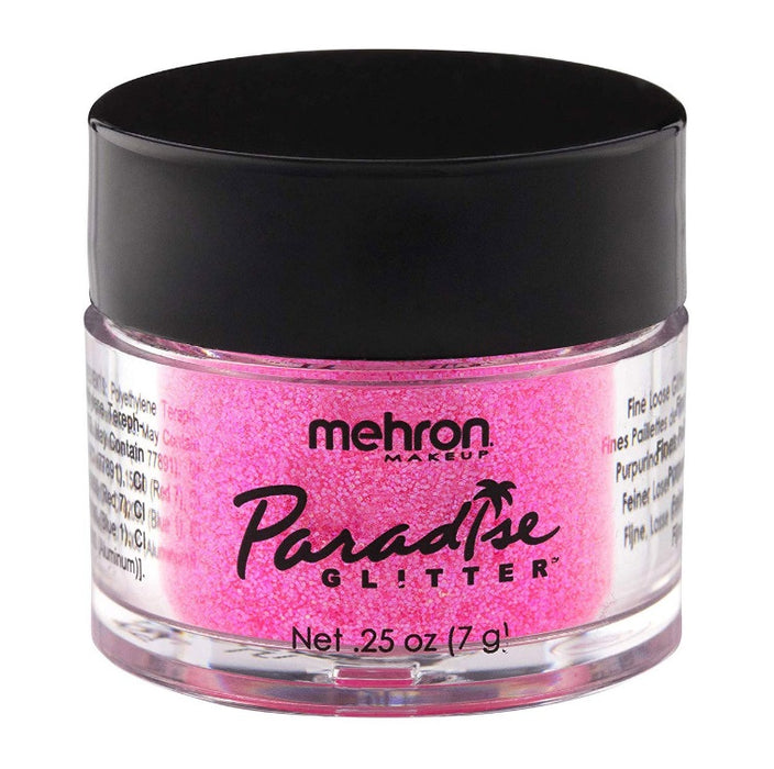 Face Paint Glitter Jar - Paradise  By Mehron - Sheer Pastel Pink - 7gr