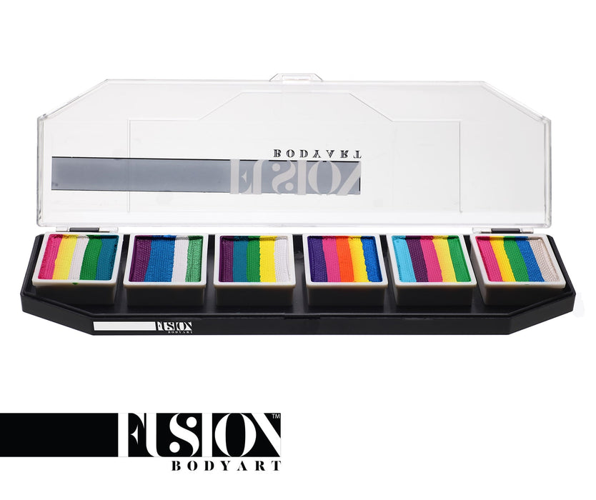 Fusion Body Art - Face Paint Palette | NEW Mermaids & Unicorns by Jest Paint (NOT NEON)