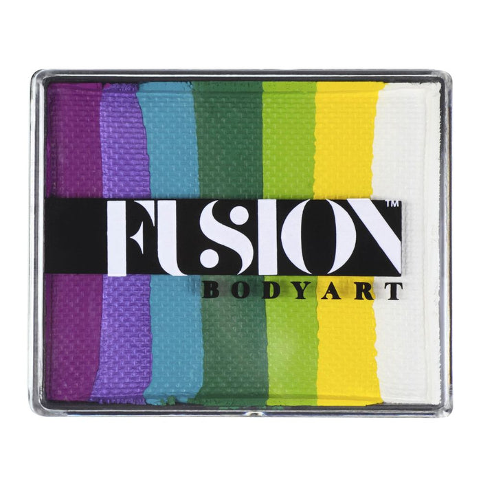 Fusion Body Art Face Paint - Rainbow Cake | NEW Mermaid Splash (no neons) 50gr by Jest Paint