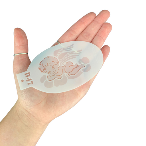MILENA STENCILS | Face Painting Stencil Set -  (Angel on Cloud Set)  D47