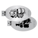 MILENA STENCILS | Face Painting Stencil Set -  (Concrete Mixer Truck Set)  D51