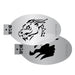 MILENA STENCILS | Face Painting Stencil -  (Awesome Dragon Head Stencil Set)  D58