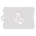 Ooh! Face Painting Stencil | Dolphin Sunset (T46)