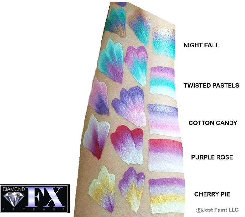 DFX Face Paint Rainbow Cake - Small Night Fall (RS30-22)  (16ml / approx. 28gr)  #22