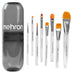 Paradise Makeup AQ | Face Painting Brushes - 8 piece Brush Set with Holder