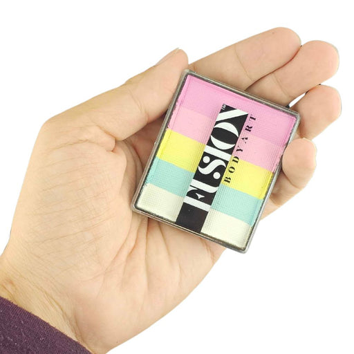 Fusion Body Art Face Paint - Rainbow Cake | Lodie Up - Cotton Candy Rainbow Cake 40gr