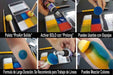 ProAiir Solids | Hybrid Water Resistant Face Paint - TRAUMA Palette with 1 oz ProLong Activator
