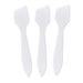 Spatula Applicators for Chunky Glitters - Short Angled WHITE -  Set of 3
