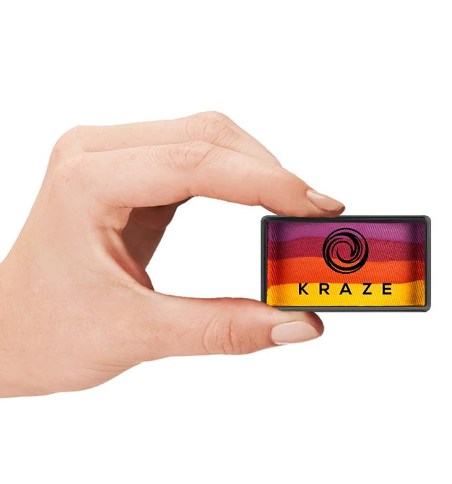 Kraze FX Face and Body Paints | Domed 1 Stroke Cake - Small Sundown 25gr
