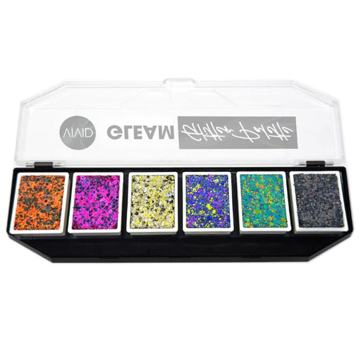 VIVID Glitter | GLEAM Glitter Cream | Nocturnal -  6 Color PALETTE (48gr)
