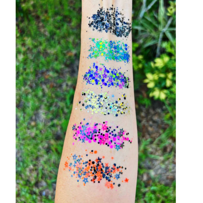 VIVID Glitter | GLEAM Glitter Cream | Nocturnal -  6 Color PALETTE (48gr)