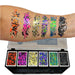 VIVID Glitter | GLEAM Glitter Cream | Nocturnal -  6 Color PALETTE (48gr)