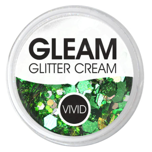 VIVID Glitter |  GLEAM Glitter Cream | Large EVERGREEN (30gr)