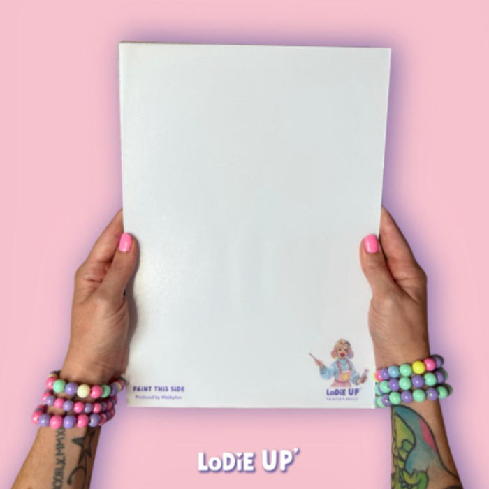 WABBY FUN | Face Painting Practice Board - LODIE UP Edition - A4 TRANSPARENT Board - Hope