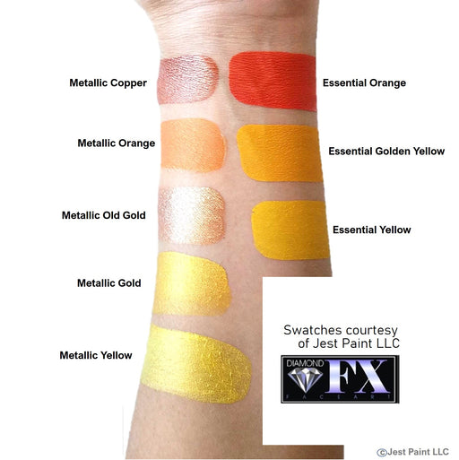 Diamond FX Face Paint Essential - Golden Yellow 30gr