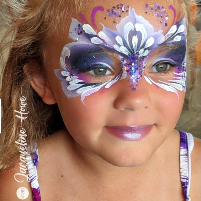 Kraze FX Face and Body Paints | Domed 1 Stroke Cake - JACQUELINE HOWE COLLECTION - Amethyst 25gr