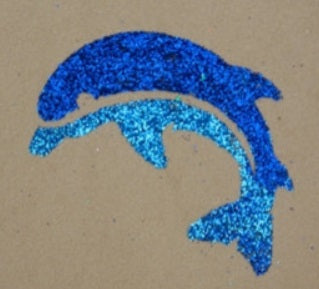 Art Factory | Glitter Tattoo Stencil - 230 Dolphin Jump #16