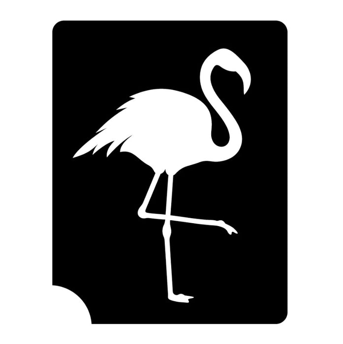 Art Factory | Glitter Tattoo Stencil - 208 Flamingo #187