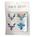 EZ STROKES | Face Gem Clusters | Dazzling Garden Bling (4 Pieces)