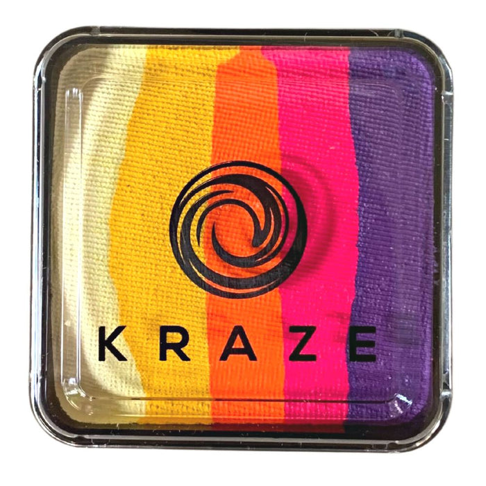 Kraze FX Special Effects Paints | Domed Rainbow Cake - Hawaiian Sunrise 25gr (SFX - Non Cosmetic)