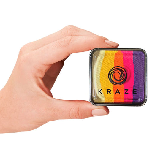 Kraze FX Special Effects Paints | Domed Rainbow Cake - Hawaiian Sunrise 25gr (SFX - Non Cosmetic)
