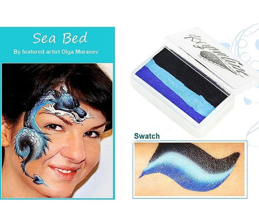 Kryvaline Face Paint Split Cake (Regular Line) - SEA BED 30gr
