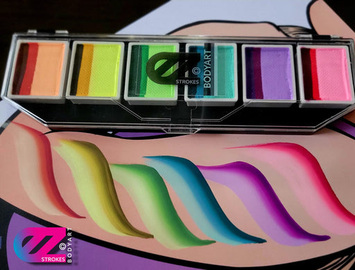 EZ STROKES by Susy Amaro | 1 Stroke Painting Palette | COTTON CANDY Palette  (SFX Non - Cosmetic)